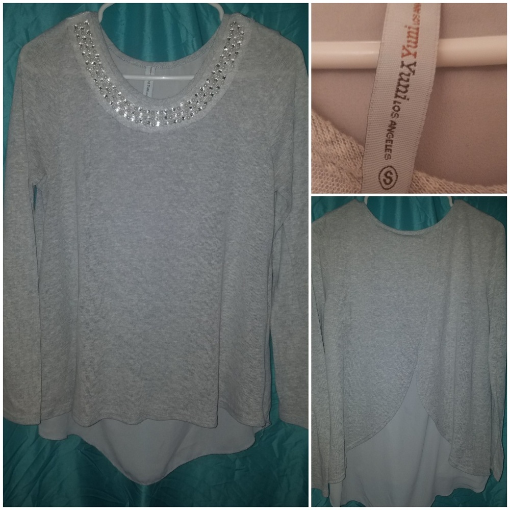 Beautiful Gray Blouse